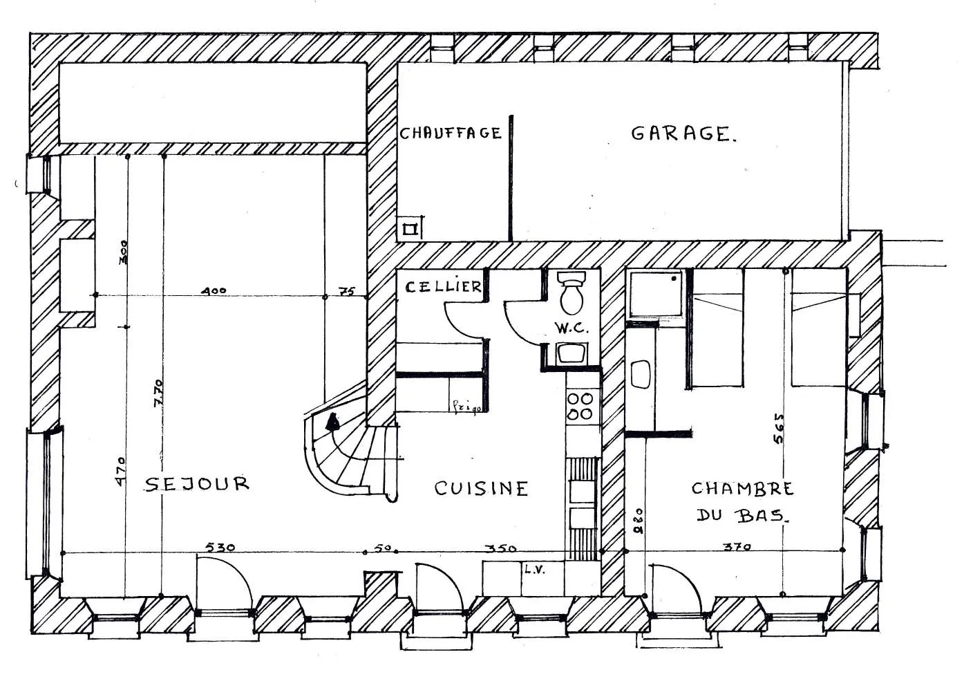 Le Tilleul - Plan du rez-de-chaussée
